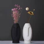 Vase Blanc Visage produit